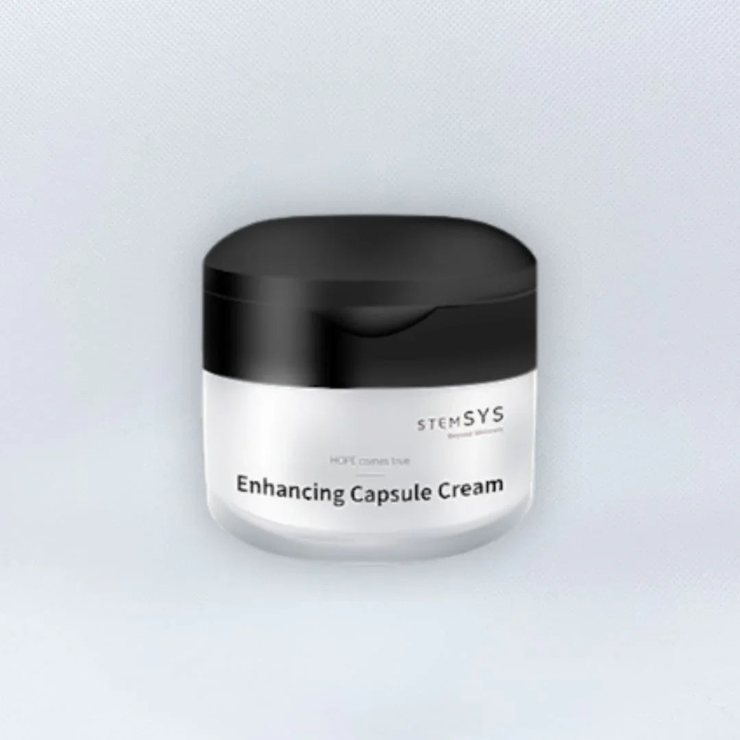 StemSYS Enhancing Capsule Cream jar on a light gray background