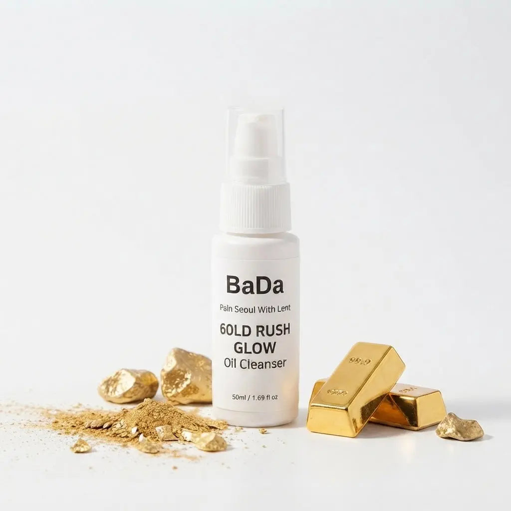 Applying_BaDa_Gold_Rush_Glow_Oil_Cleanser_-_Buy_Online_in_Pakistan_
